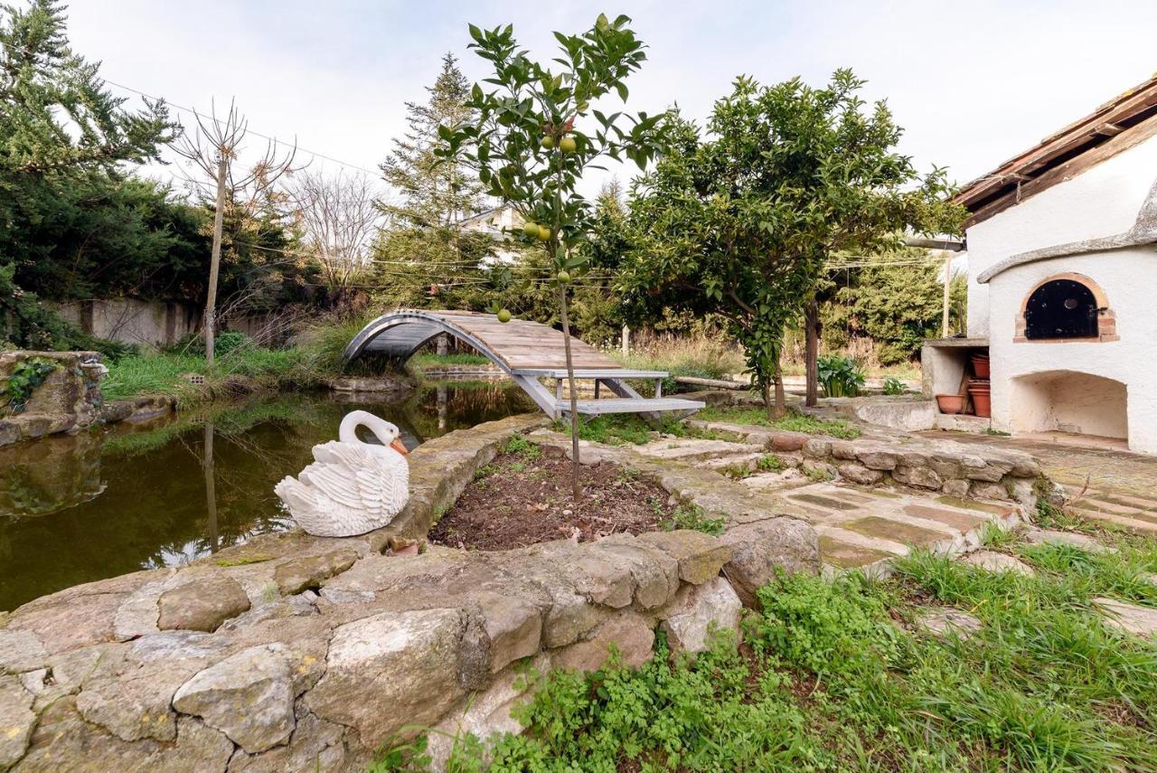 Masía Can Manent del Bosc S XVIII Santa Eulalia de Ronsaná Exterior foto