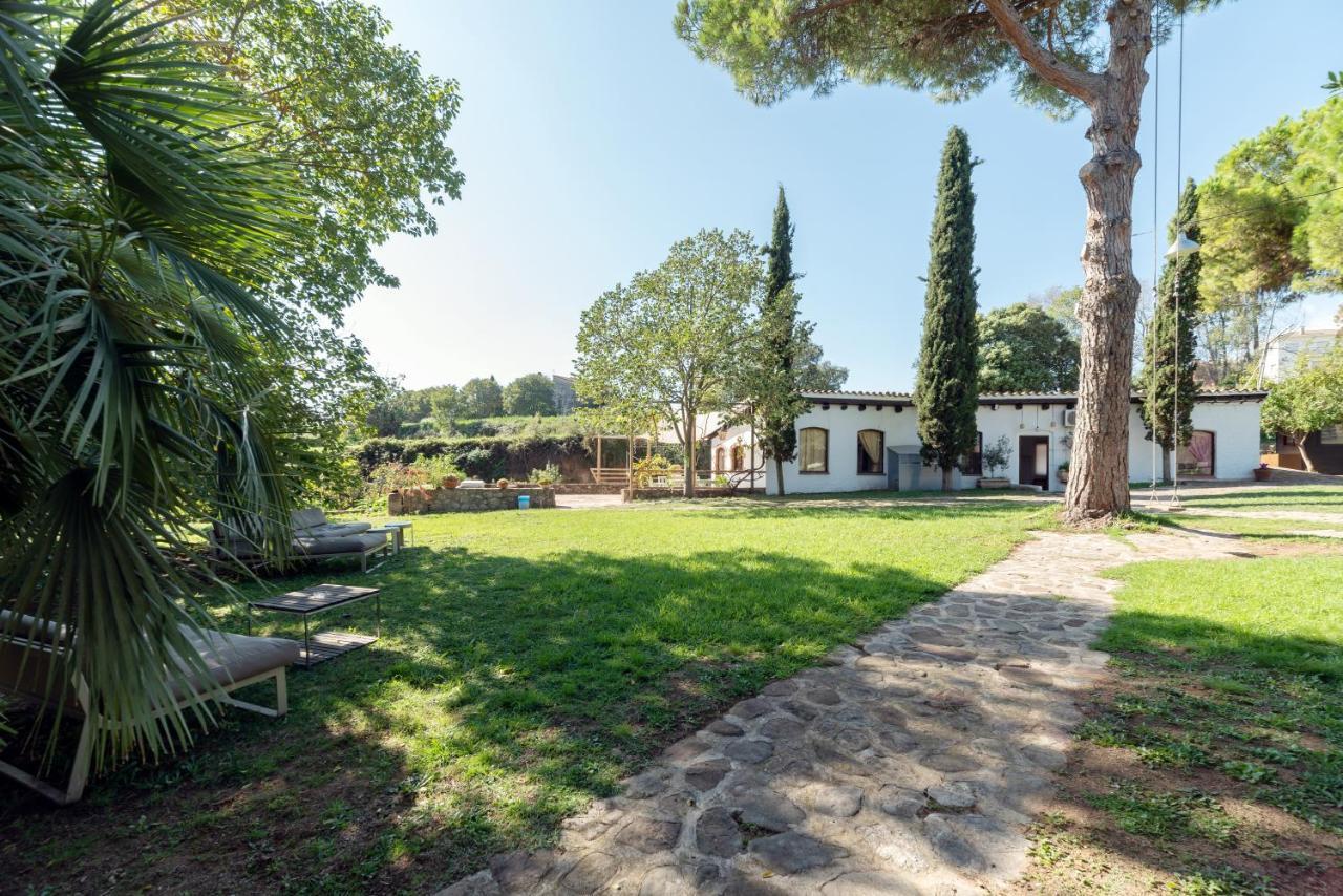 Masía Can Manent del Bosc S XVIII Santa Eulalia de Ronsaná Exterior foto